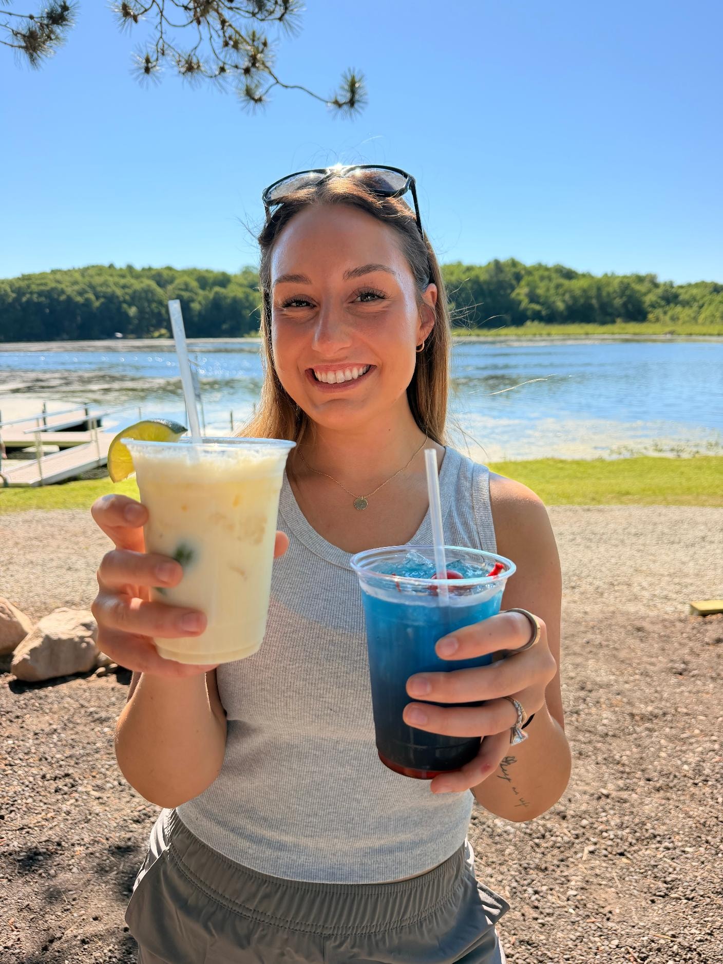 Lakeside drinks
