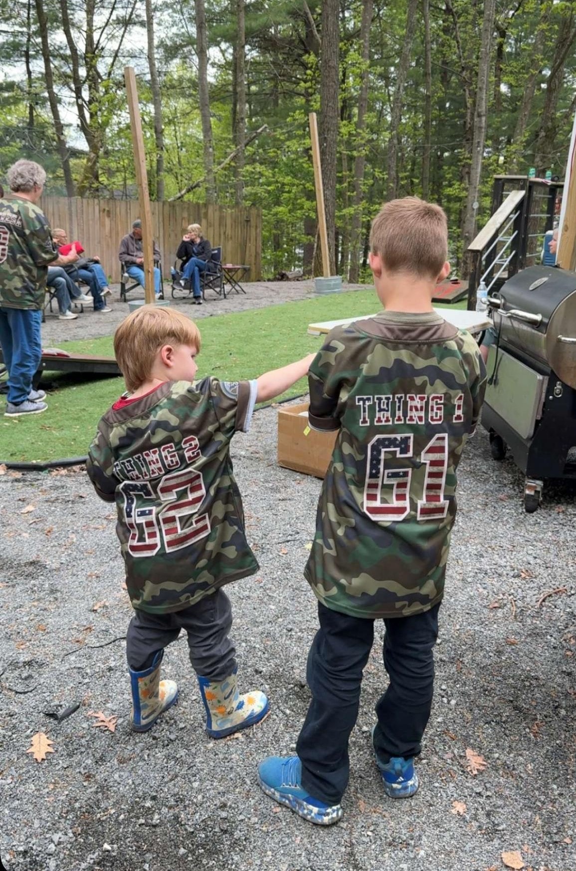 Kids at the resort